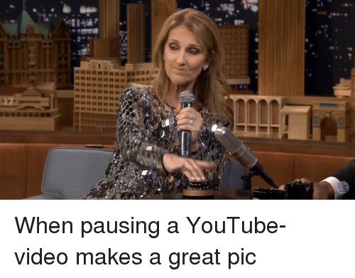 Pausing Youtubers