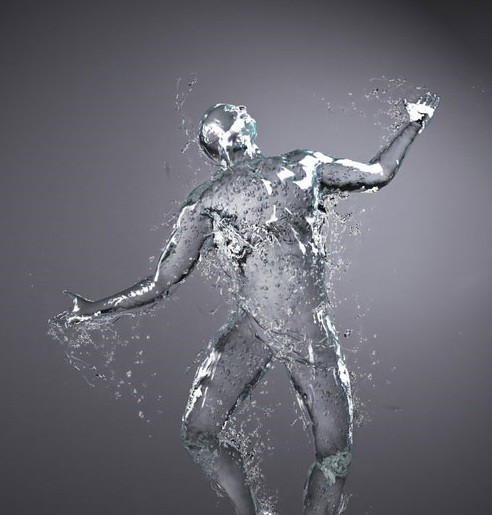 The human made of water