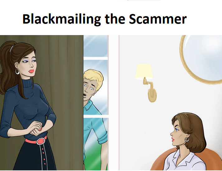 Blackmailing the Scammer