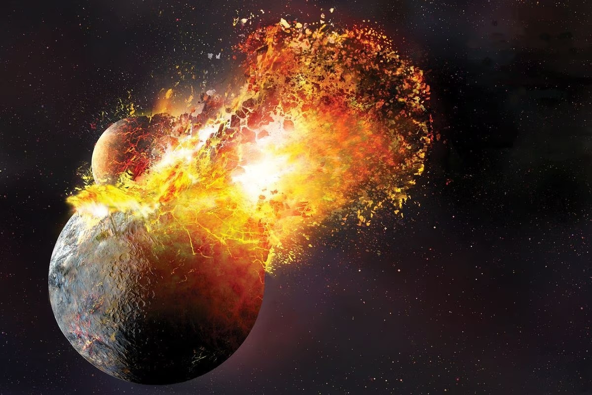 Two worlds colide