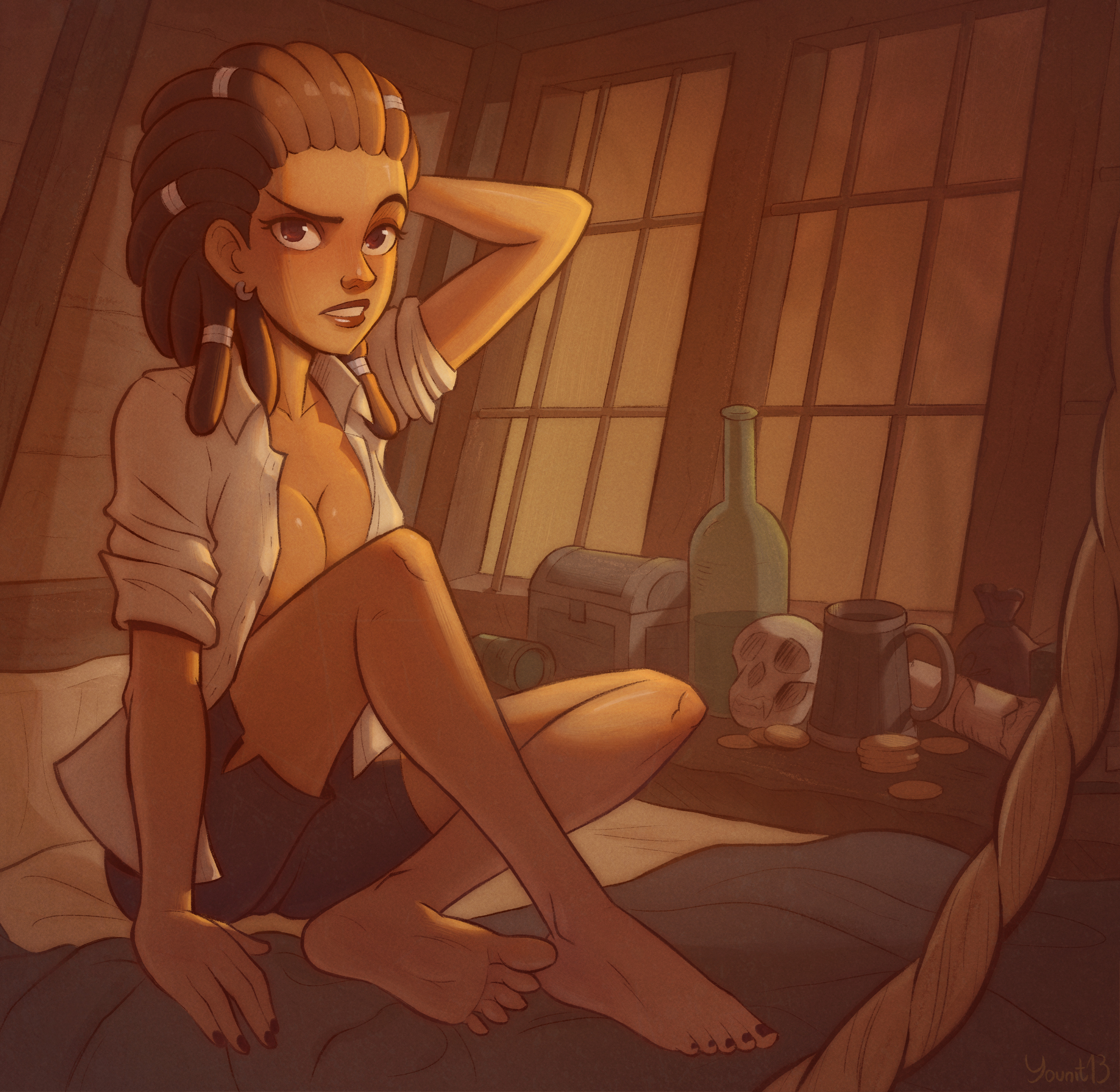 The misadventures of a female pirate