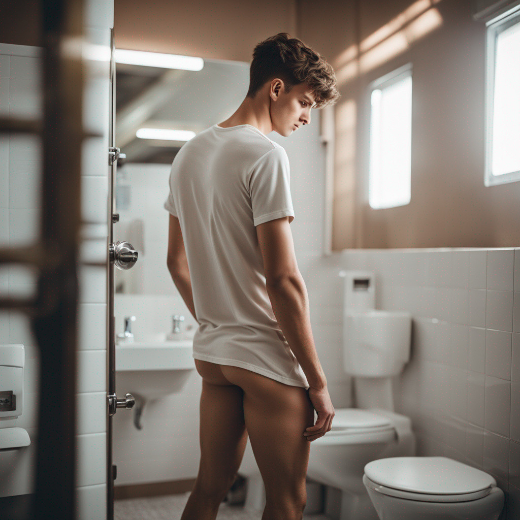 Under the shirt