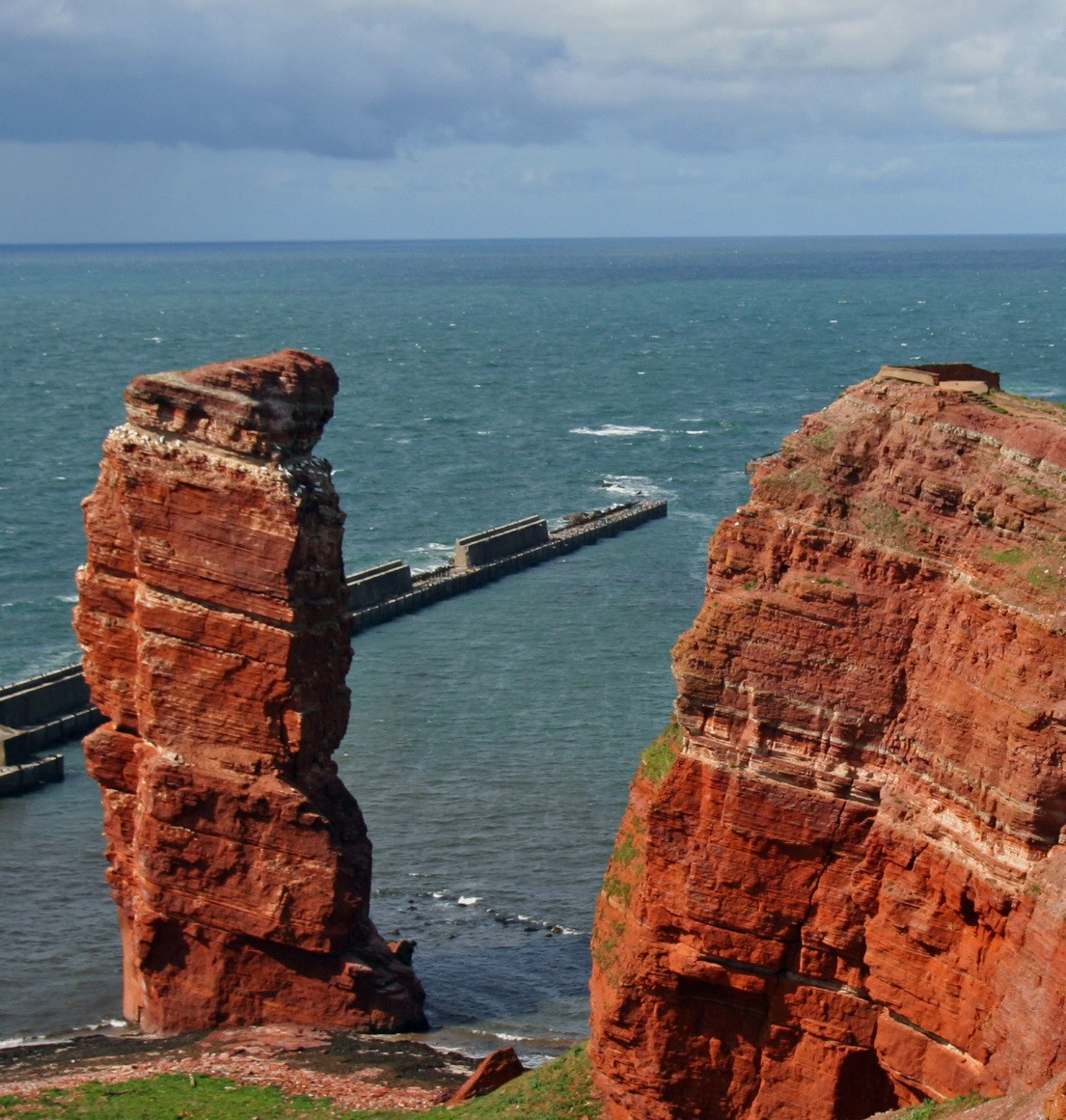 Mia und Kim auf Helgoland