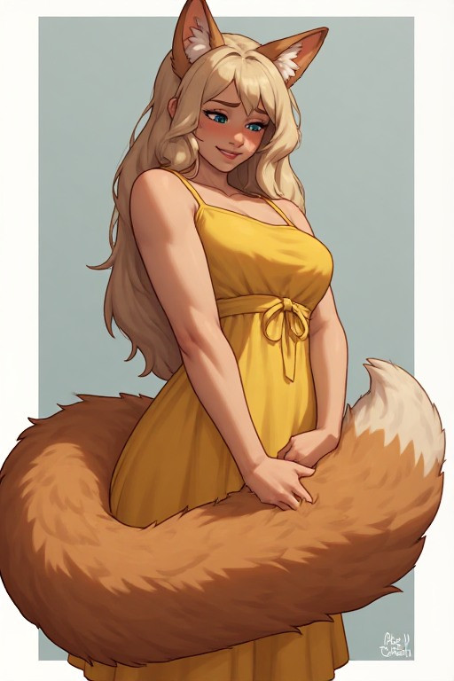 Elly has a tail