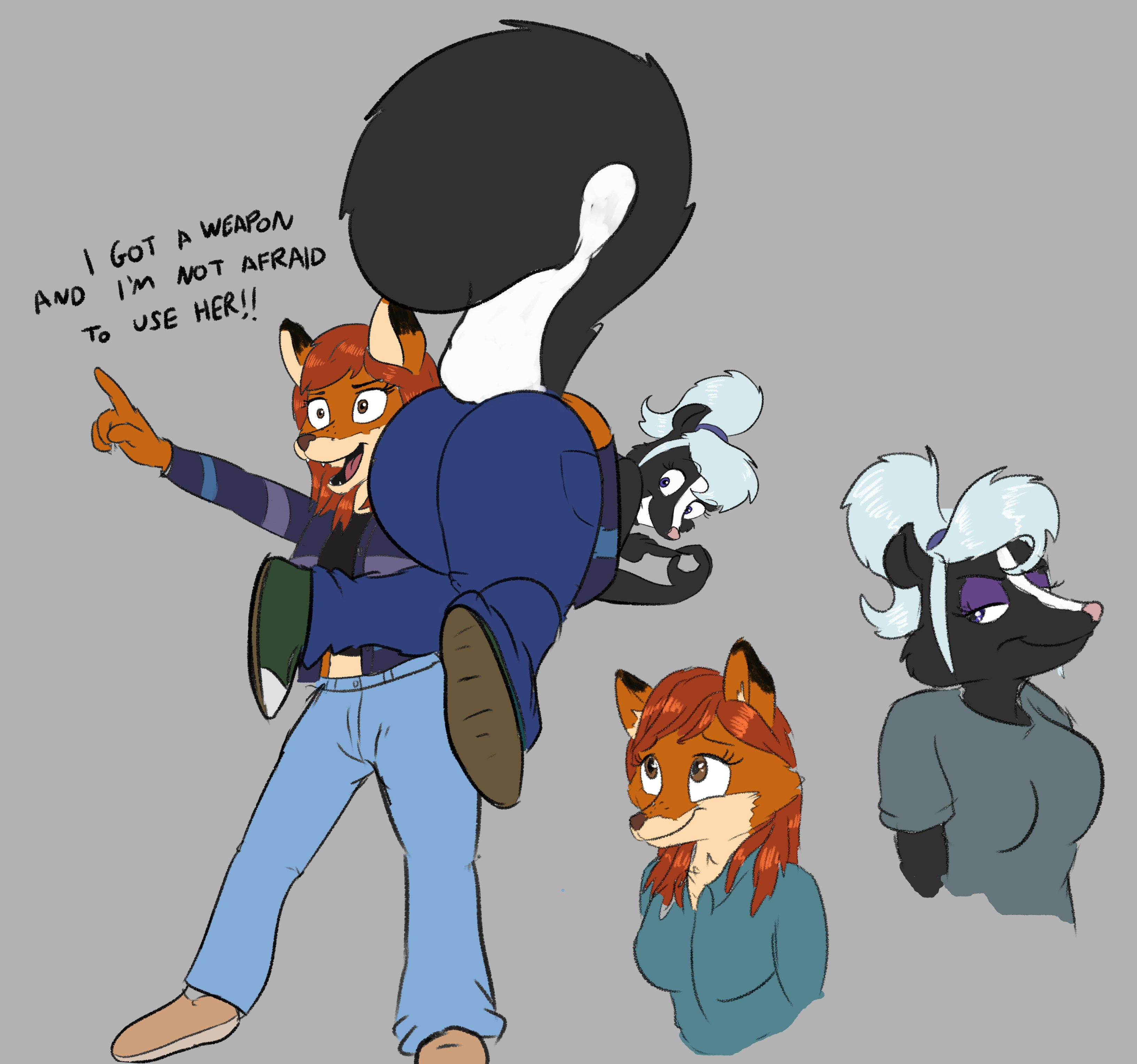 Liz the Gassy Skunk Revamped