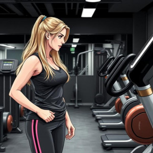 Die Nacht im Fitnessstudio