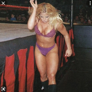 Cry baby match Trish and Charlotte vs Lita and Becky 