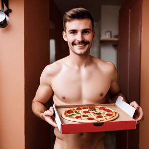 The Naked Pizza Delivery Boy