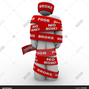 No money