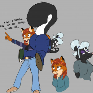 Liz the Gassy Skunk Revamped