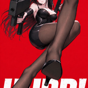 Under Her Black Dress!