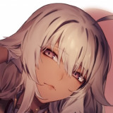 Jeanne showing off.