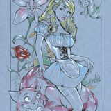 Alice Embarrassed in Wonderland