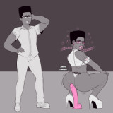Big Black Bisexual Butt