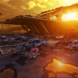 Zombie apocalypse in world of reversed moral