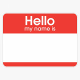 Hello, My Name Is...