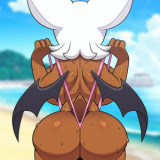 Rouge Tanning on the Beach