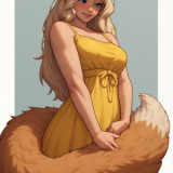 Elly has a tail